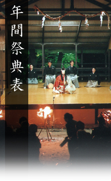 年間祭典表